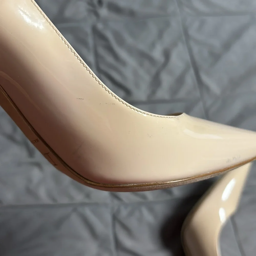 Christian Dior Elegant Essence Pointed Toe Nude Stiletto Heels Size 41